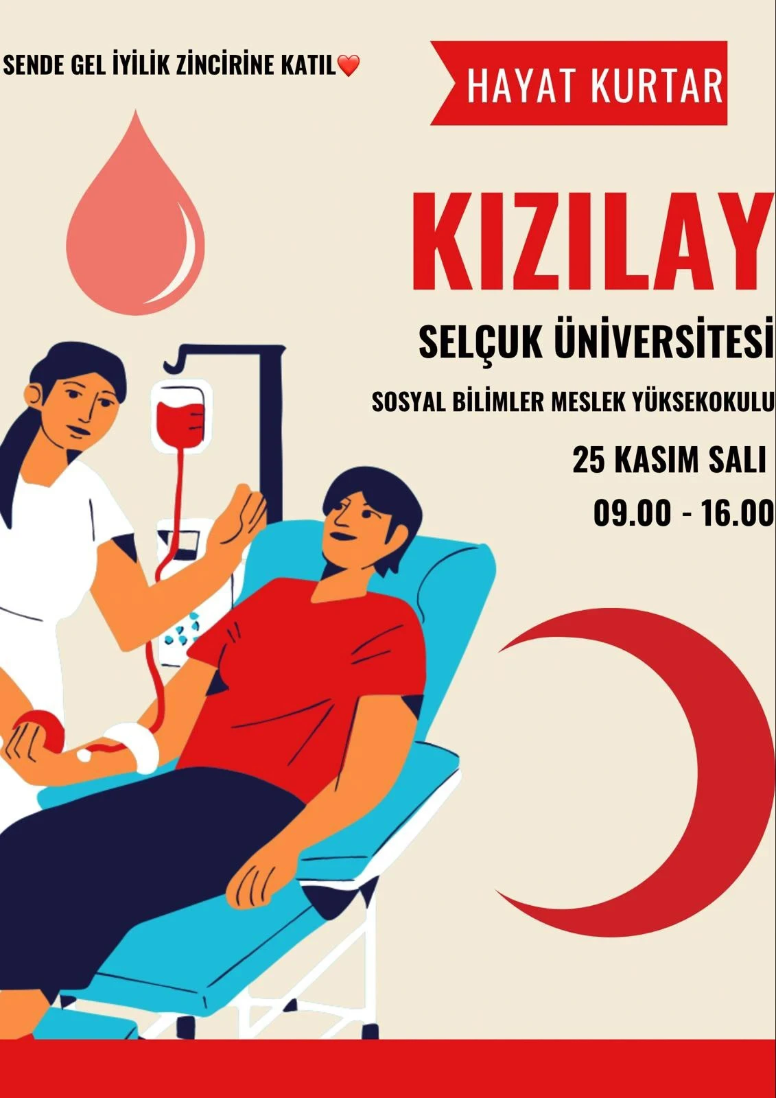 KAN BAĞIŞI; Sen de Gel "HAYAT KURTAR"